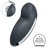 Satisfyer Stimulateur de Clitoris Tap & Climax 2 Gris Anthracite